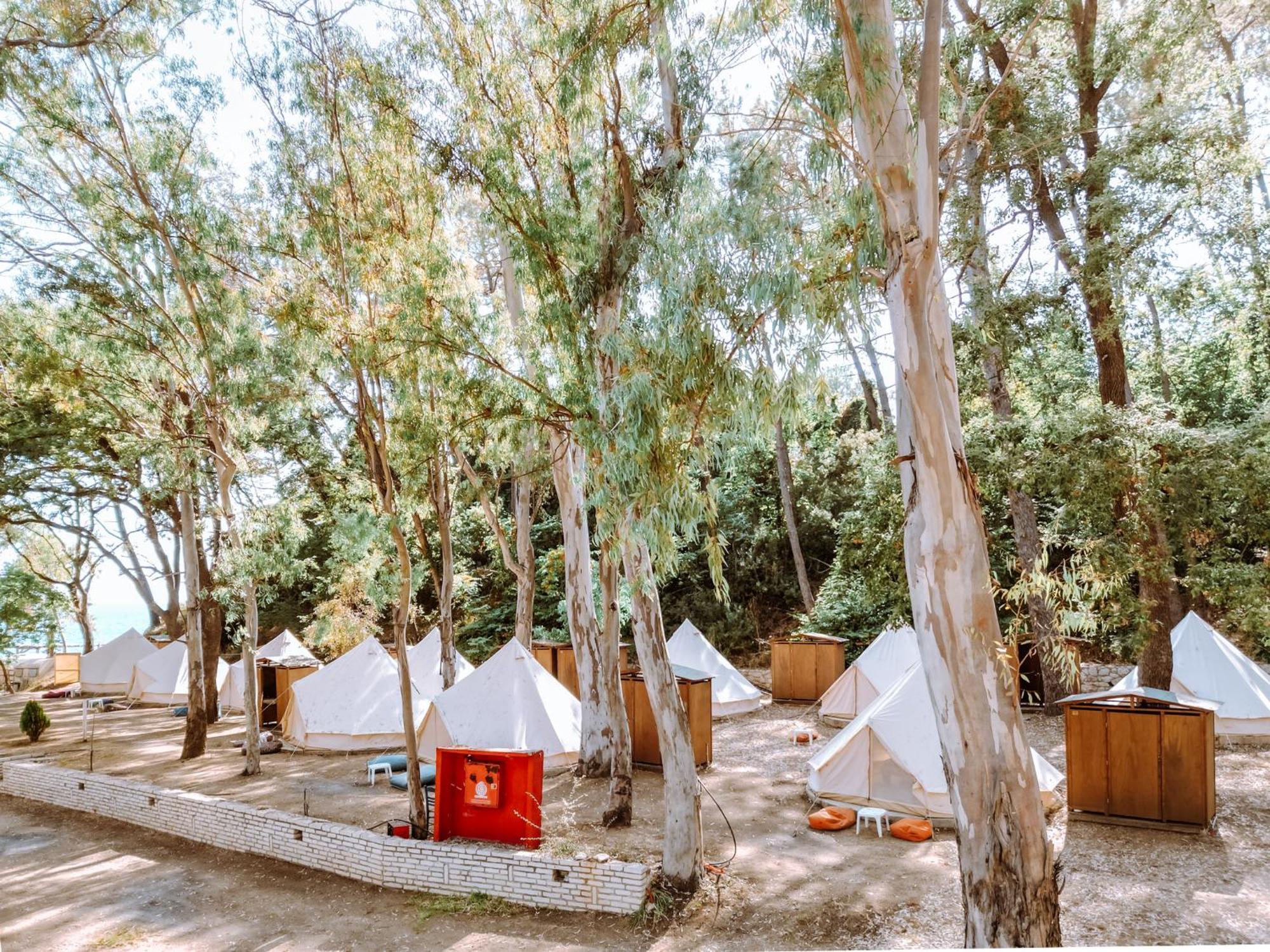 Burano Camping Beach-Bar Nea Thesi Exterior foto